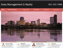 Tablet Screenshot of gossmanagement.com